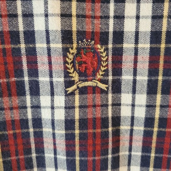 Vtg Tommy Hilfiger Long Sleeve Plaid Button Down Dress Shirt Sz XL EUC CLEAN! - Picture 3 of 6